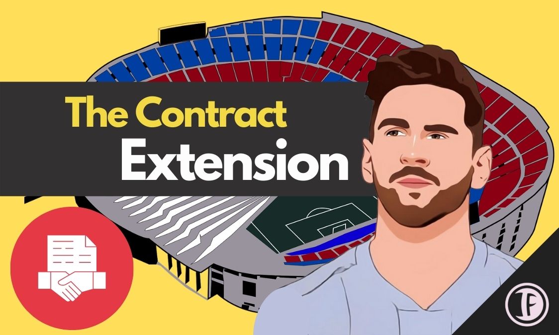 messi contract extension with barcelona