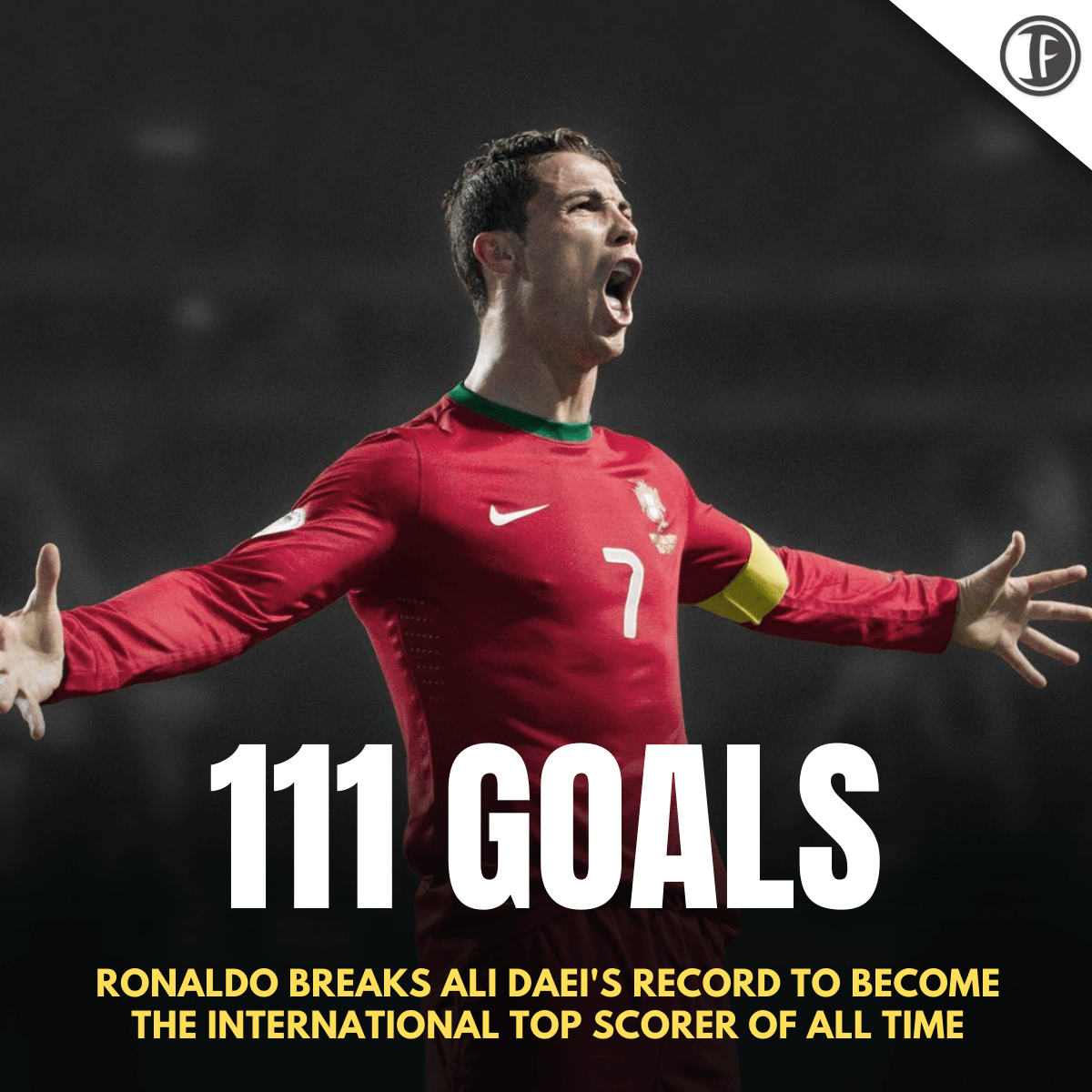 Ronaldo become the international top scorer of all time