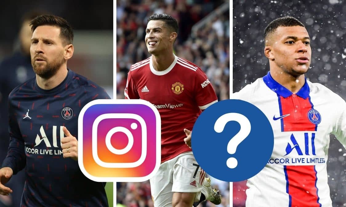 Top 10 footballers with most followers on Instagram