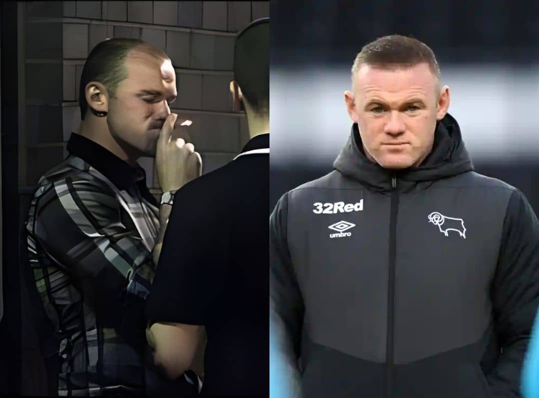 Wayne Rooney smoking Cigarette