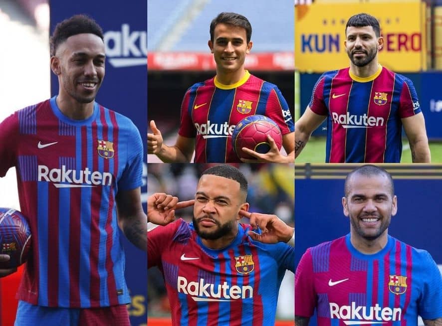 Barcelona free signings 2021/22