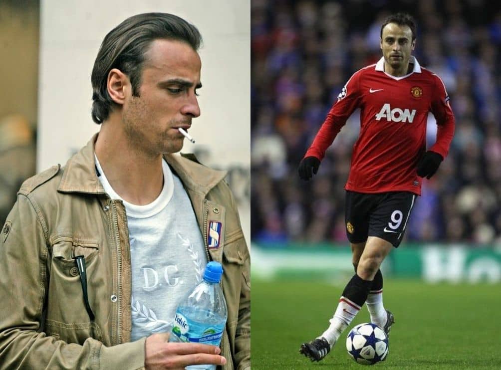 Dimitar Berbatov smoking