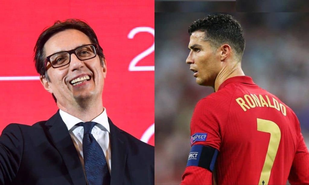 North Macedonia president challenged Ronaldo