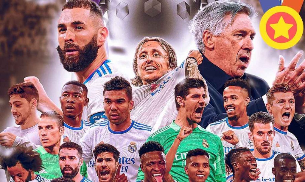 Real Madrid Laliga wins Laliga title for the 35th time.