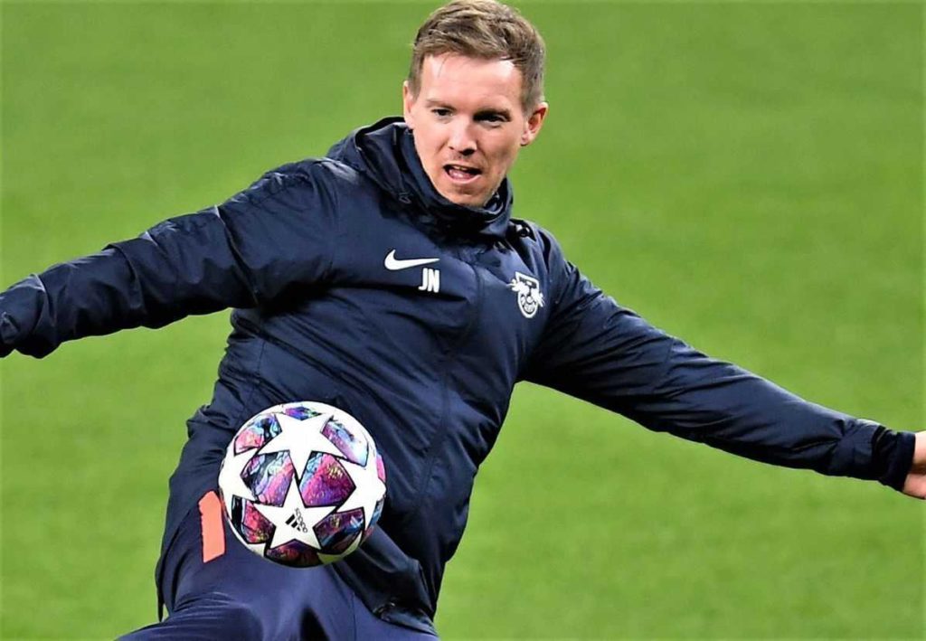 Julian Nagelsmann playing football