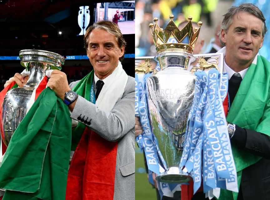 Roberto Mancini trophies