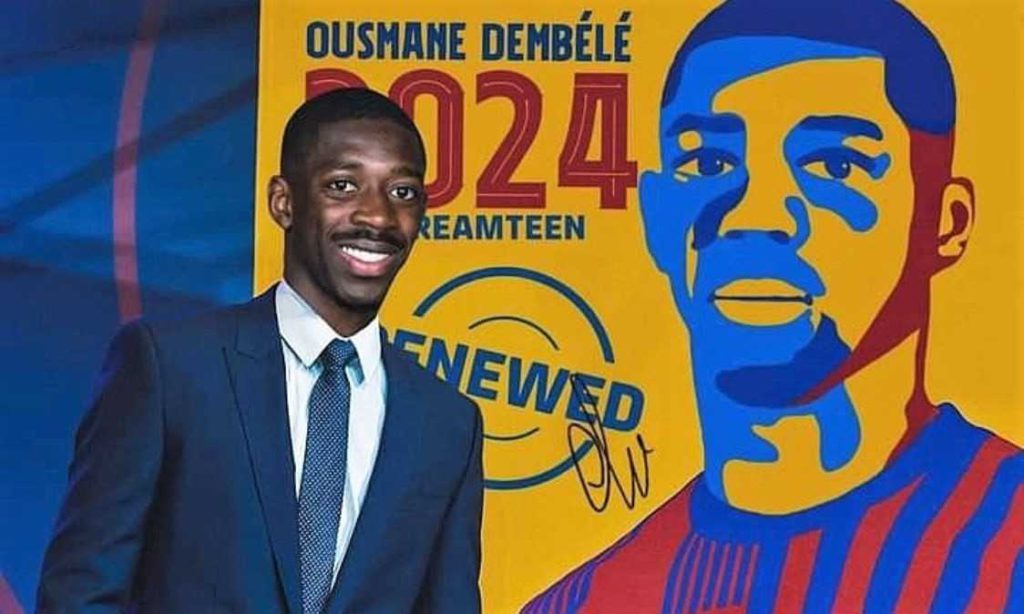 Ousmane Dembélé contract extension with Barca