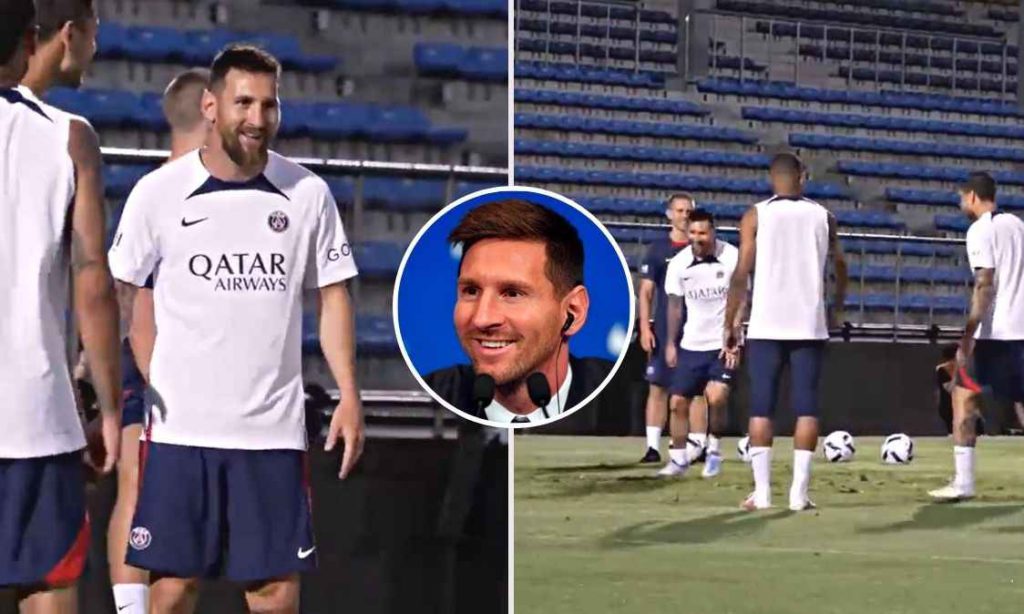 Leo Messi finally a happy man at PSG