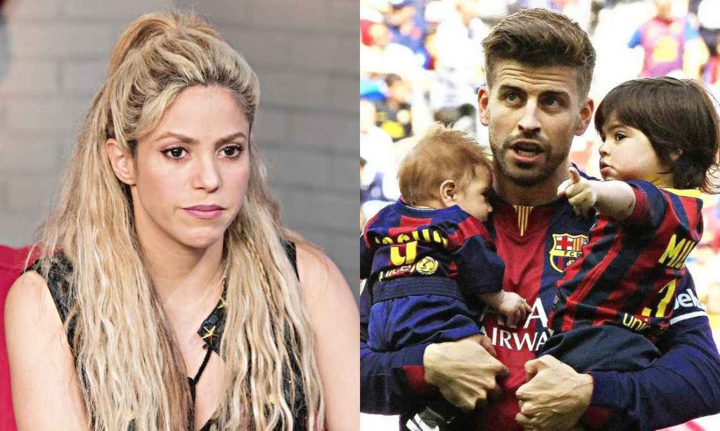 Pique Shakira and the Kids