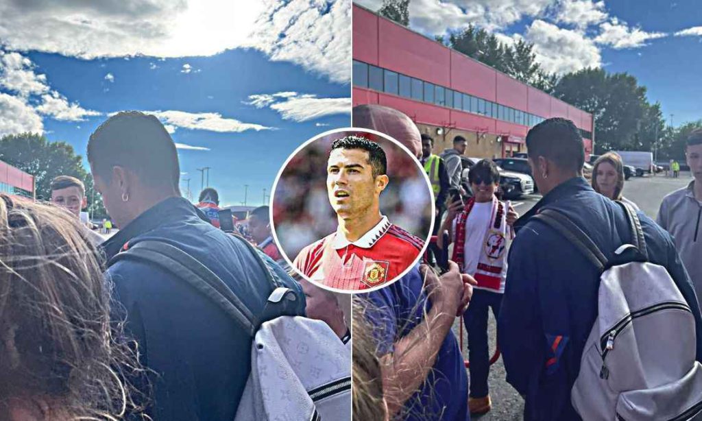 ronaldo leave stadium early before game rayo vallecano