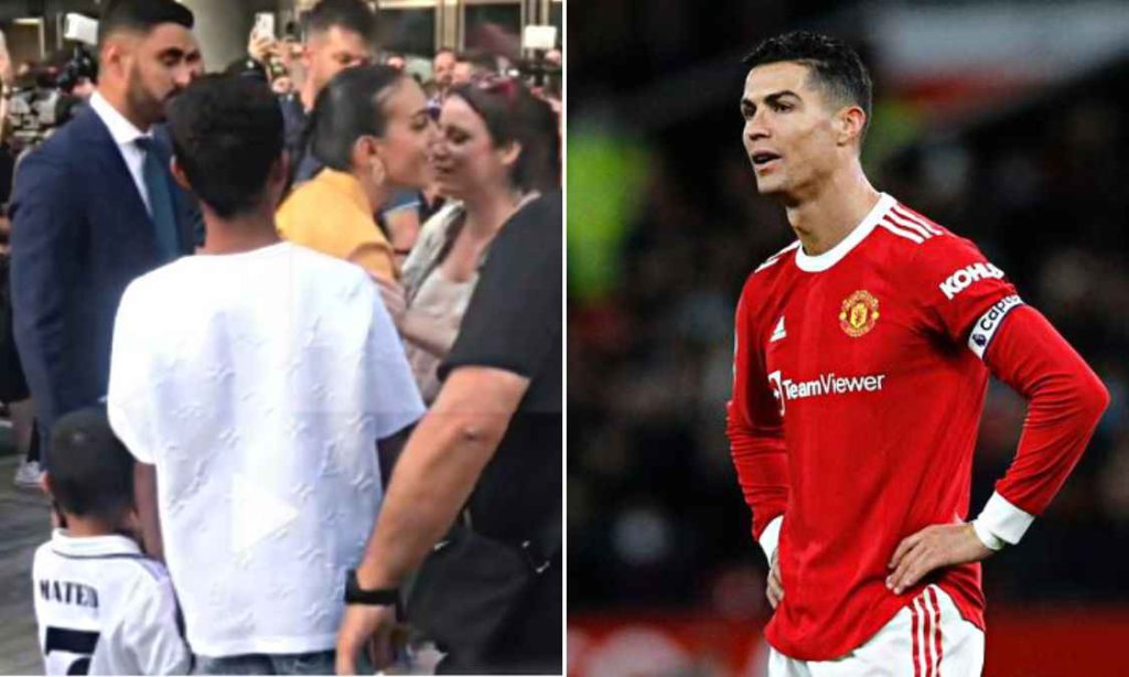 Cristiano Ronaldo's son in Real Madrid jersey