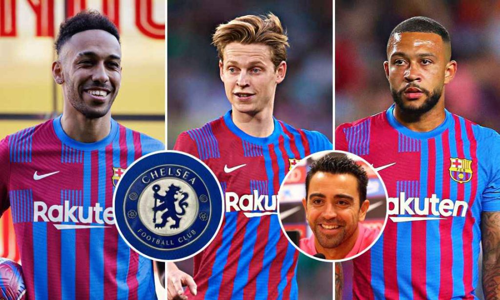 Barcelona offers Depay, De Jong and Aubameyang to Chelsea