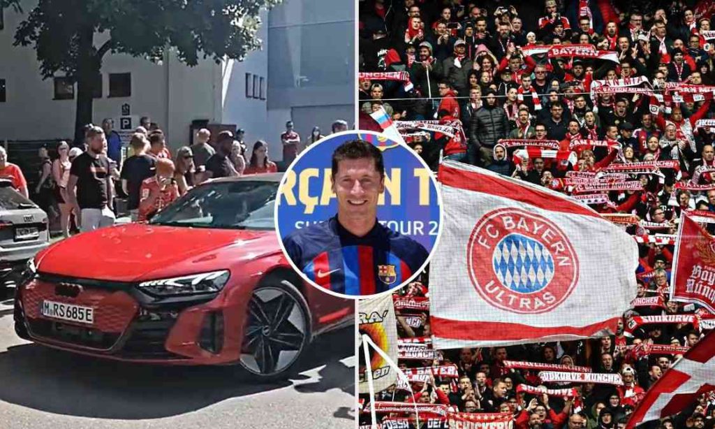 Bayern Munich fans chanting Hala Madrid