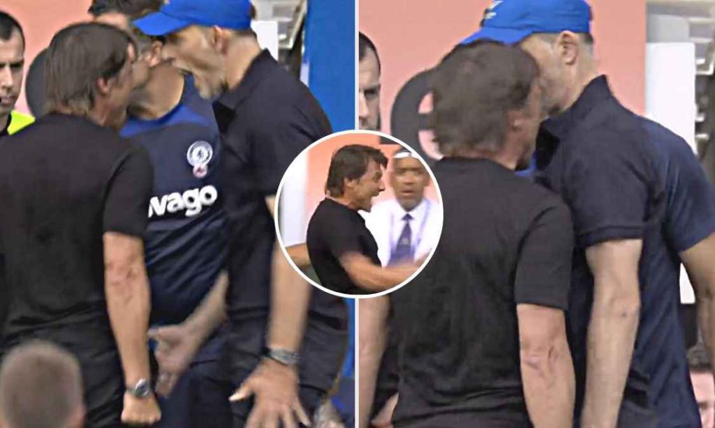 Conte vs Tuchel fight