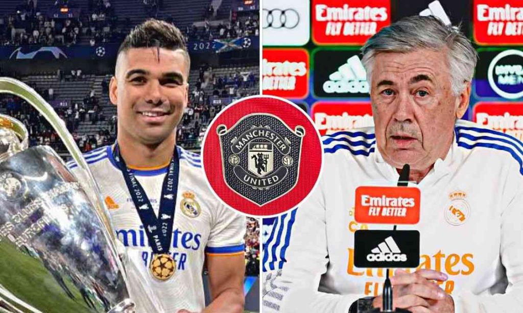 Carlo Ancelotti confirms Casemiro's move to Manchester United