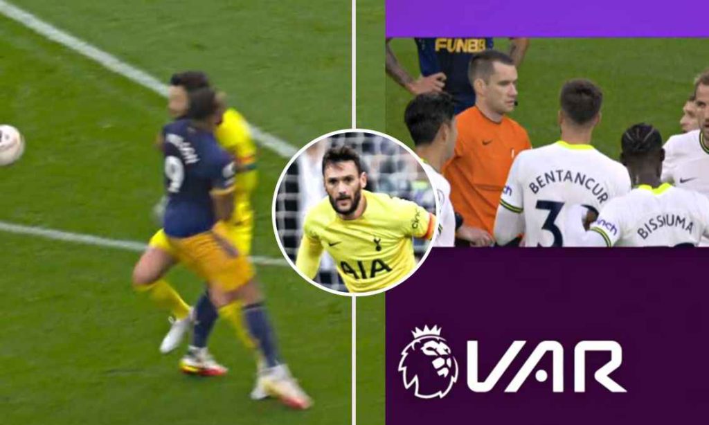 Hugo Lloris mistake vs Newcastle