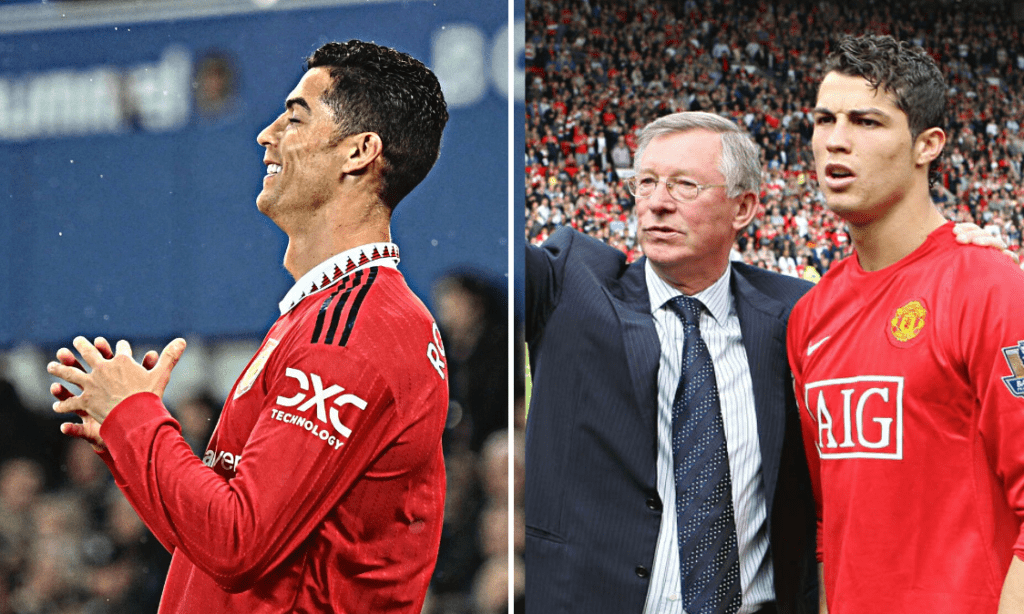 Ronaldo and Sir Alex Ferguson