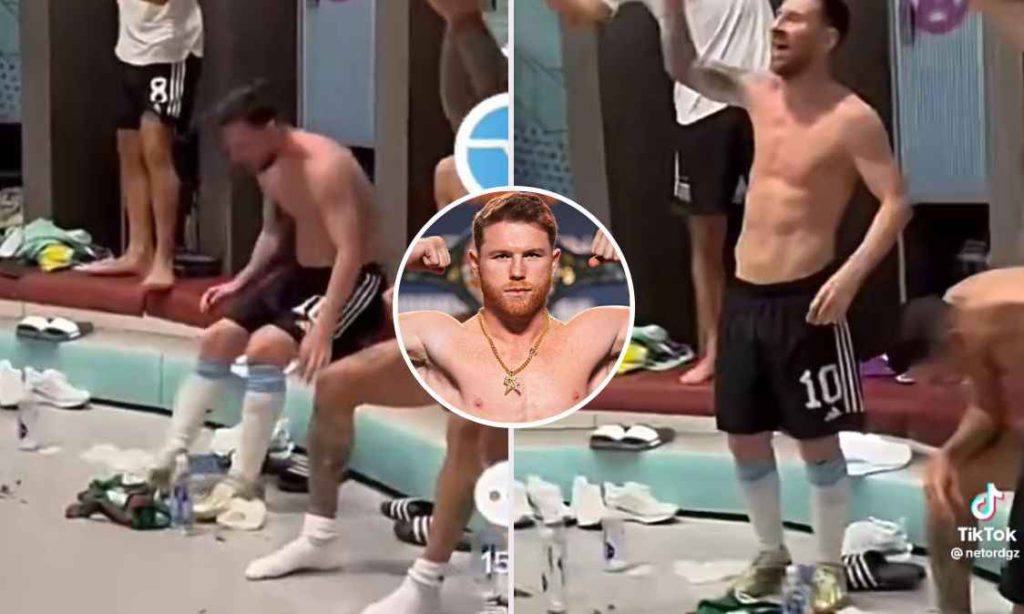 Canelo threatens Leo Messi for using Mexican flag to clean floor