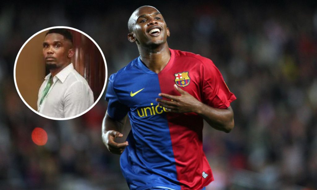 Samuel Etoo assaulted a man