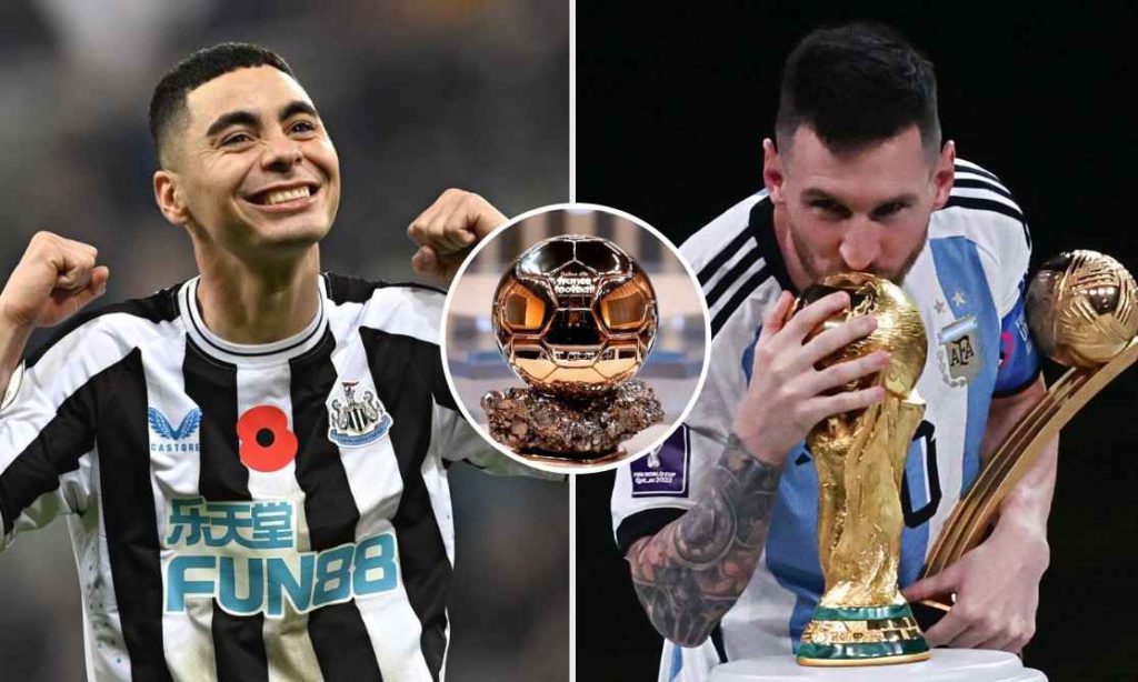 Fans are comparing Miguel Almiron with Lionel Messi over Ballon d’Or