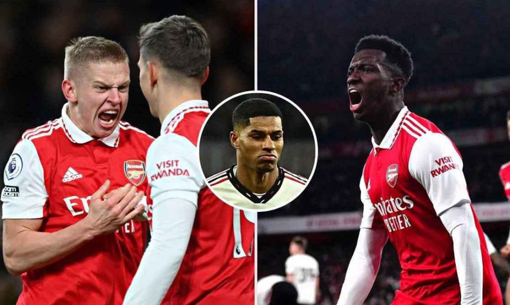 Arsenal beats Man United in an epic battle