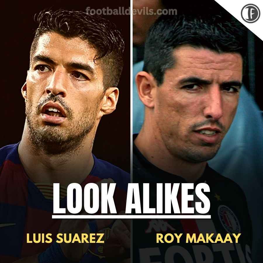 Luis Suarez and Roy Makaay