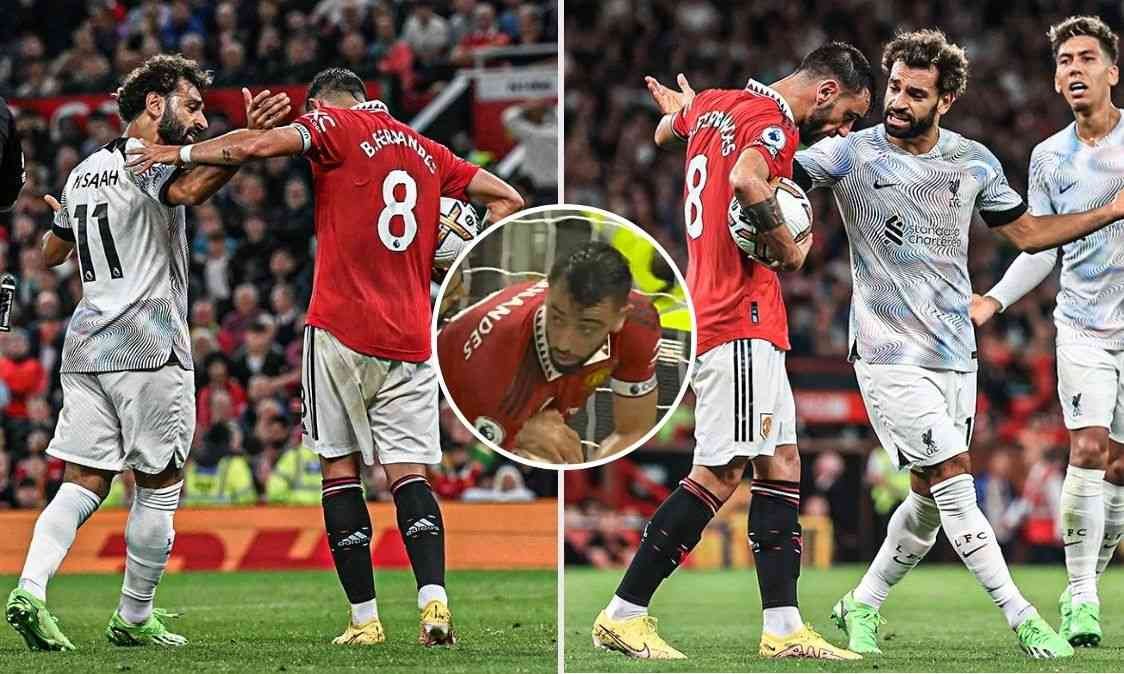 Video Footage Of Bruno Fernandes Hilarious Time Wasting Technique Video Footage Of Bruno Fernandes Hilarious Time Wasting Technique